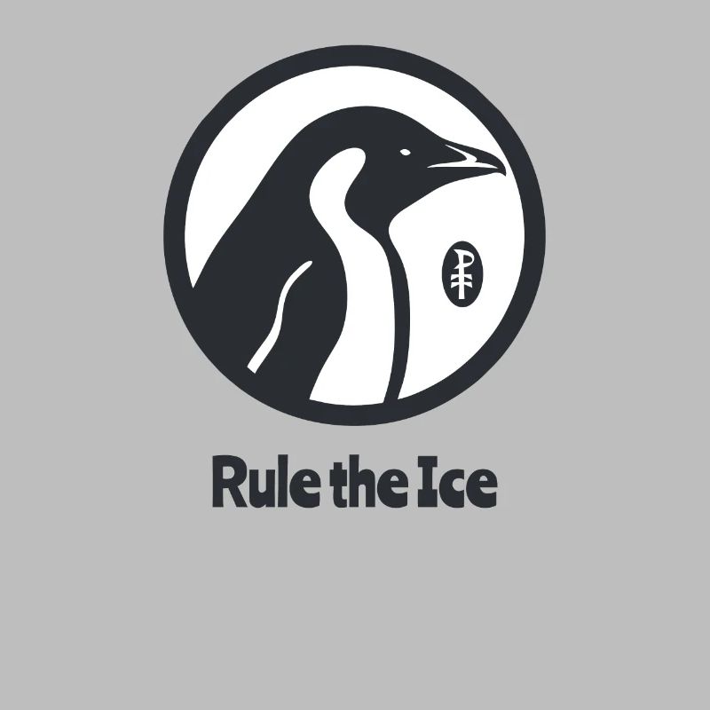 Beherrsche das Eis, ein Pinguin