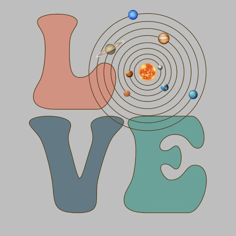 LOVE Solar System Astrology Planets