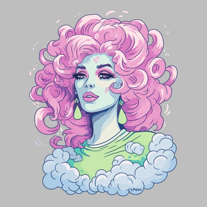 Candy Colored Beauty Clouds Queen