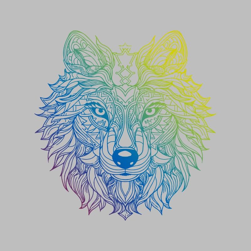 Wolf Mandala Boho