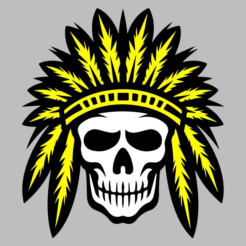 Apache Indianer Häuptling Totenkopf
