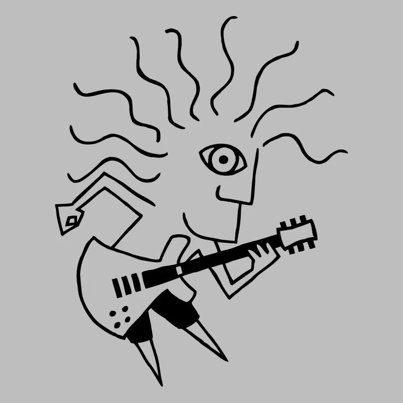 E-Gitarre-Spieler / E-Guitar-Player
