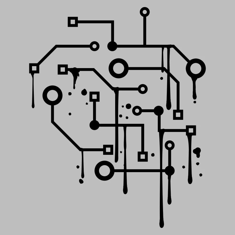 drop graffiti spray circuit wire data mic