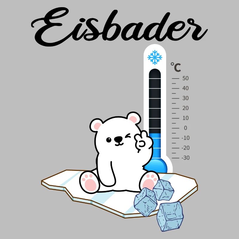 Eisbader "Winterschwimmer Eisbär" Eisbaden