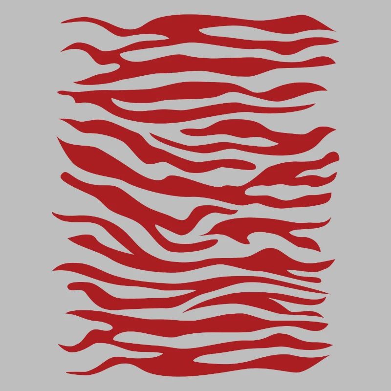 Zebra Pattern Red