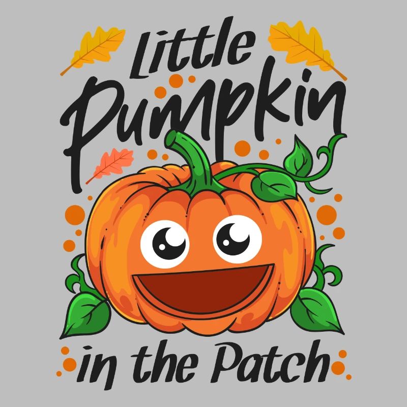 Petite citrouille dans le patch Halloween