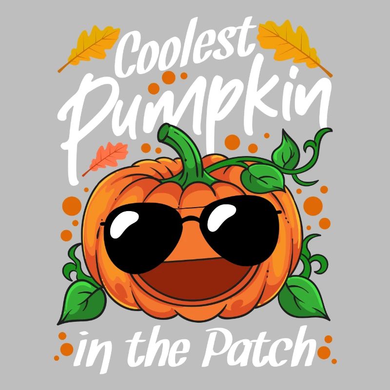 Citrouille la plus cool dans le patch Halloween