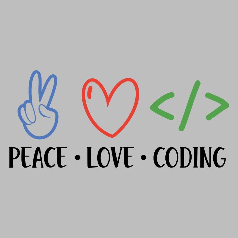 Peace Love Coding Coder Software Developer Program