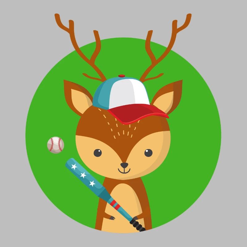 Deer and baseball
