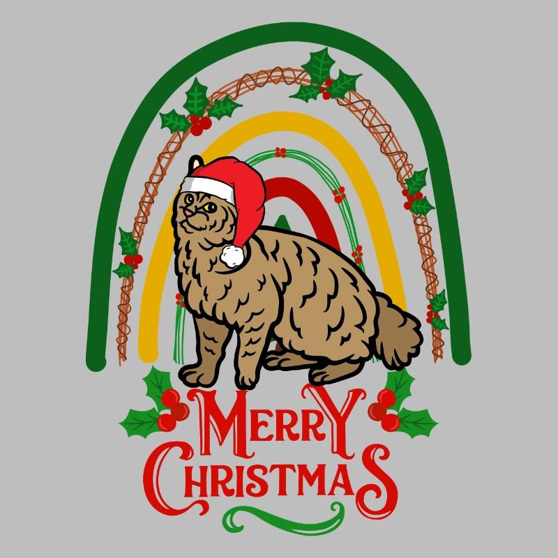 Pixie Bob Cat Christmas