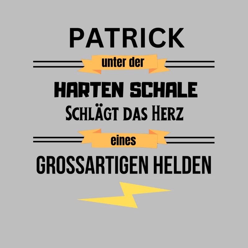 Patrick harte Schale eines Großartigen Helden