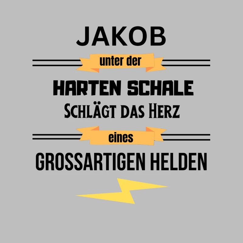 Jakob unter harte Schale eines Großartigen Helden