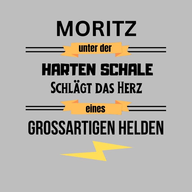 Moritz unter harte Schale eines Großartigen Helden