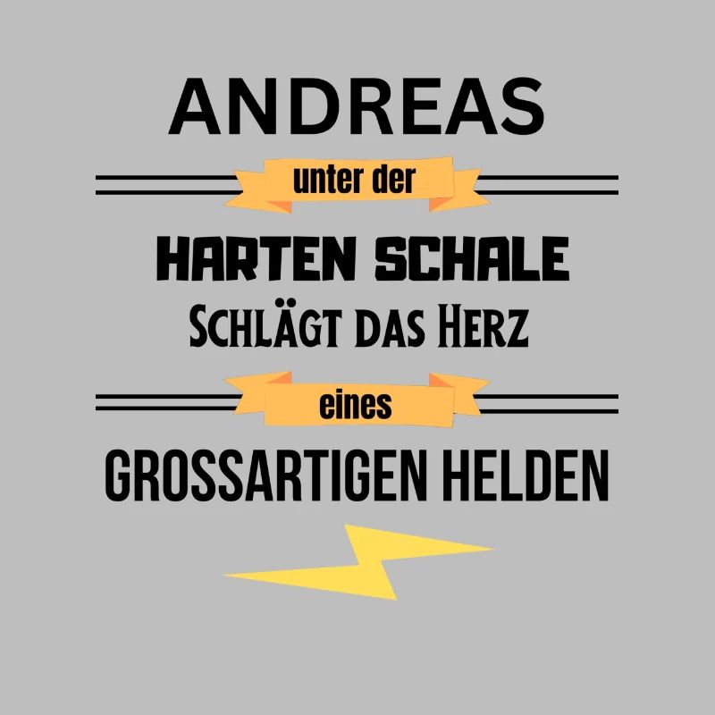 Andreas harte Schale eines Großartigen Helden