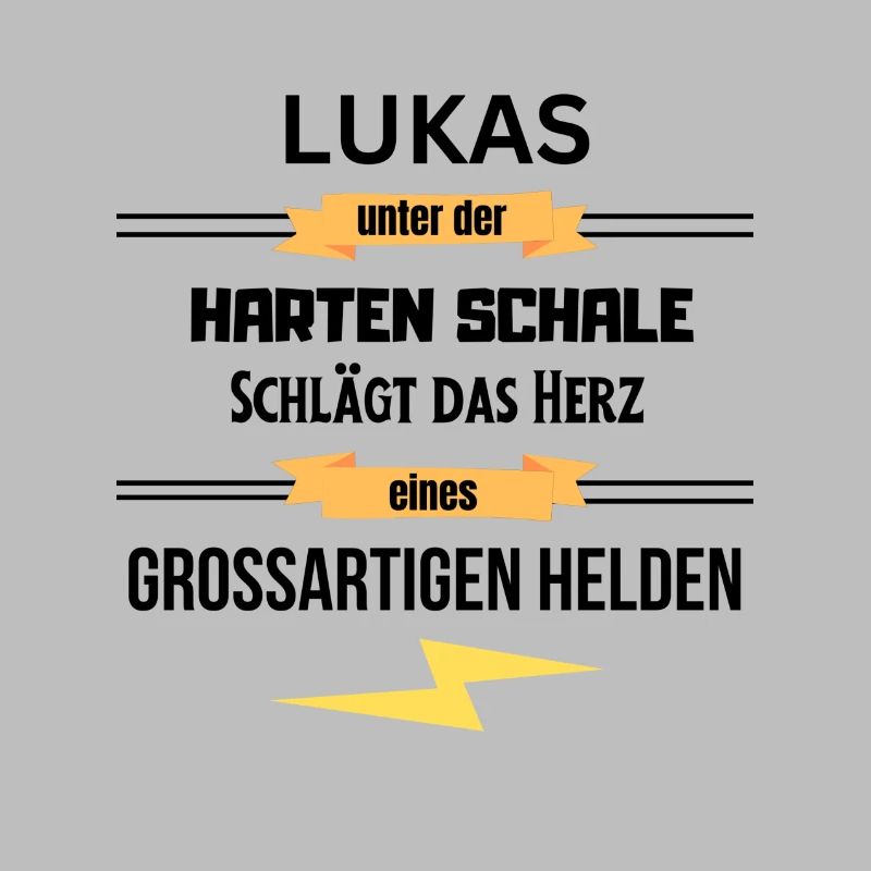Lukas unter harte Schale eines Großartigen Helden