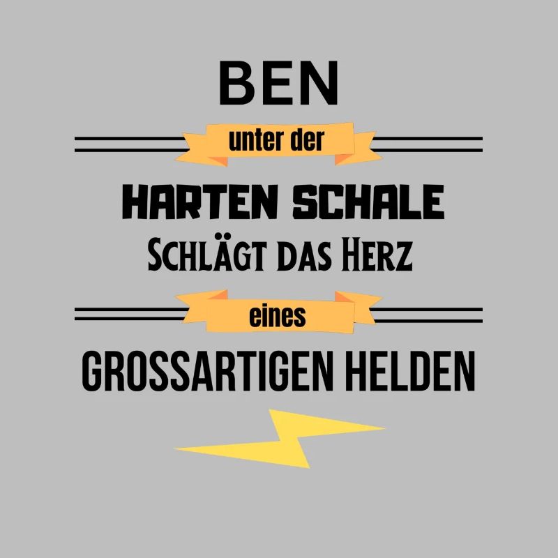Ben unter harte Schale eines Großartigen Helden