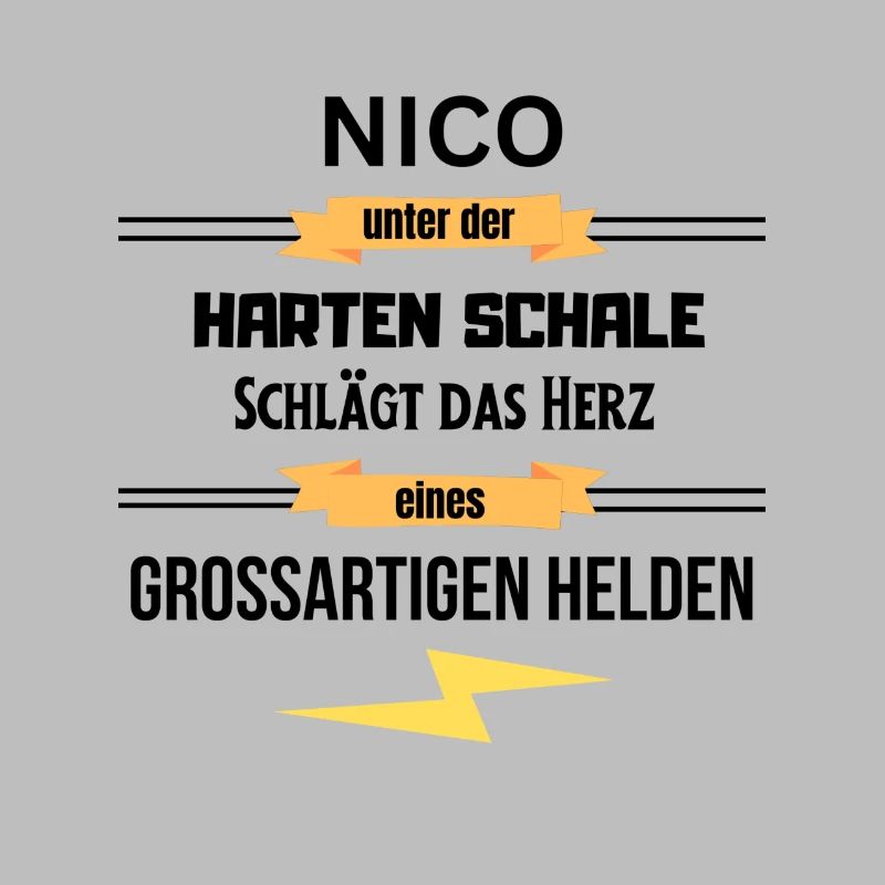 Nico unter harte Schale eines Großartigen Helden