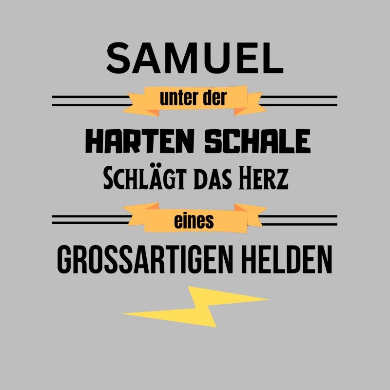 Samuel unter harte Schale eines Großartigen Helden