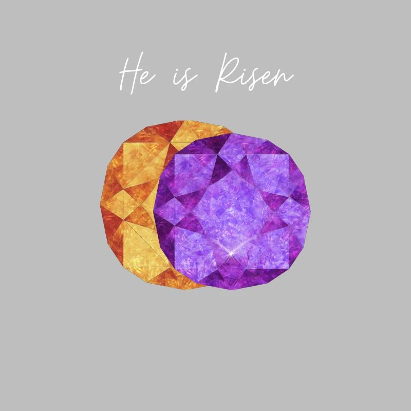He is Risen Geometric Gem