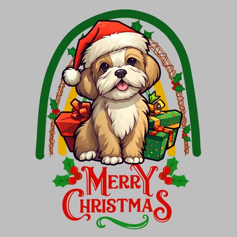 Lhasa Apso Christmas