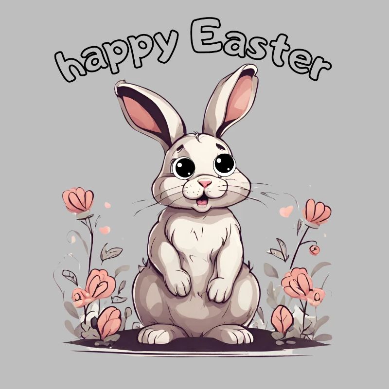 happy easter rabbit