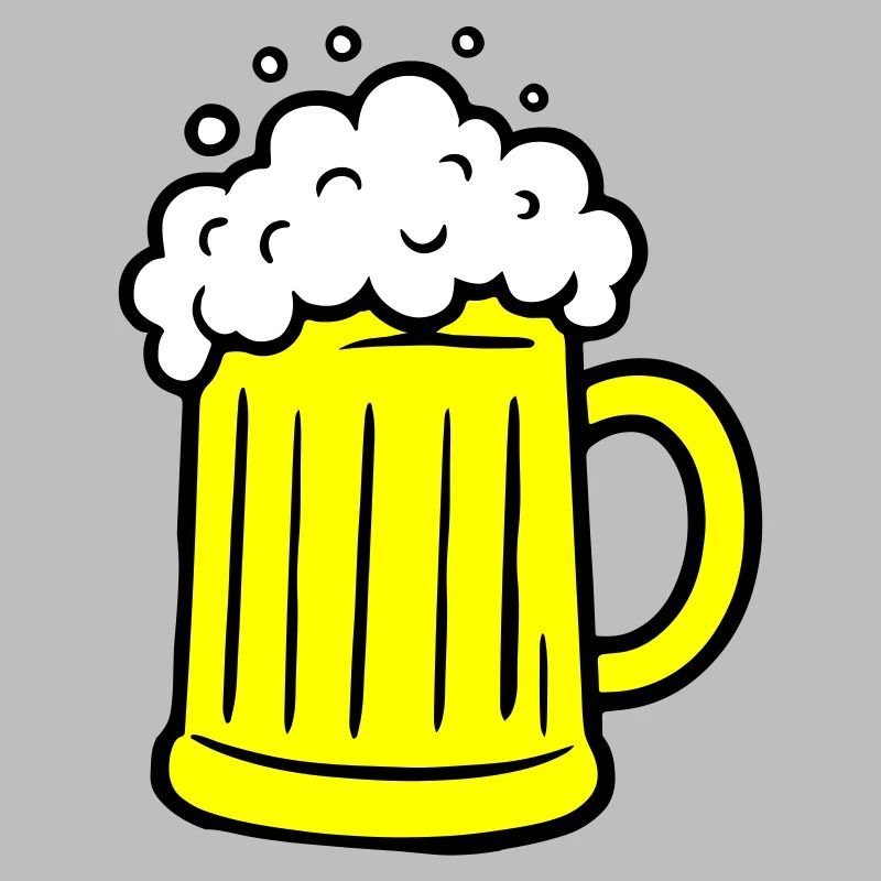 Bier Comic Bierglas