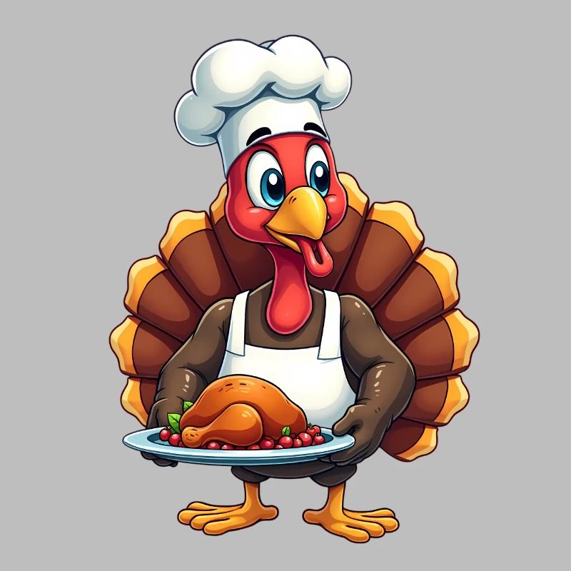 Cuisinier de dinde de Thanksgiving Thanksgiving