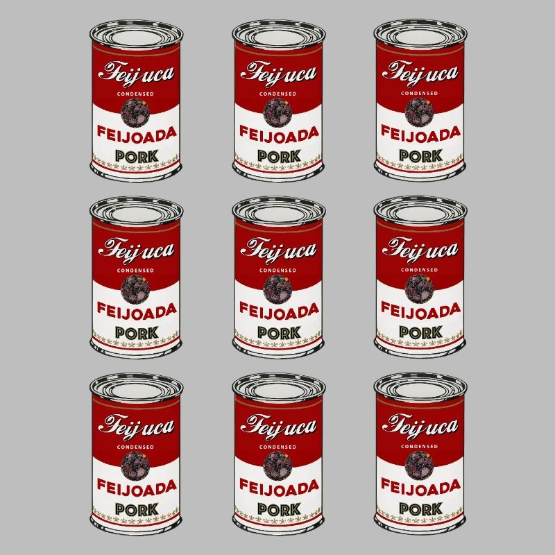 Feijoada Schweinedosen-Muster