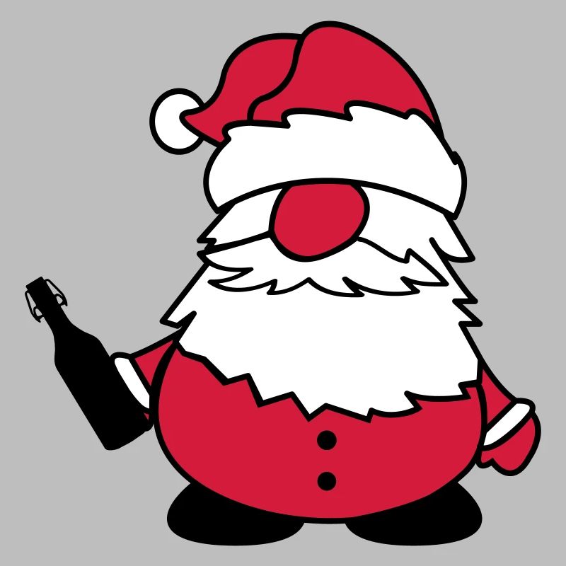 weihnachtsmann mit bier