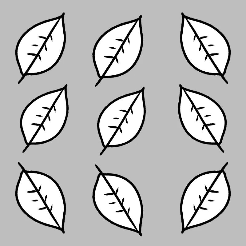 Pattern Leaf Leaves Frame Shape Nature