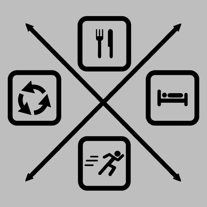 Le cycle de vie d’un coureur,Course à pied