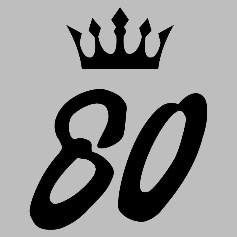 80 Number crown