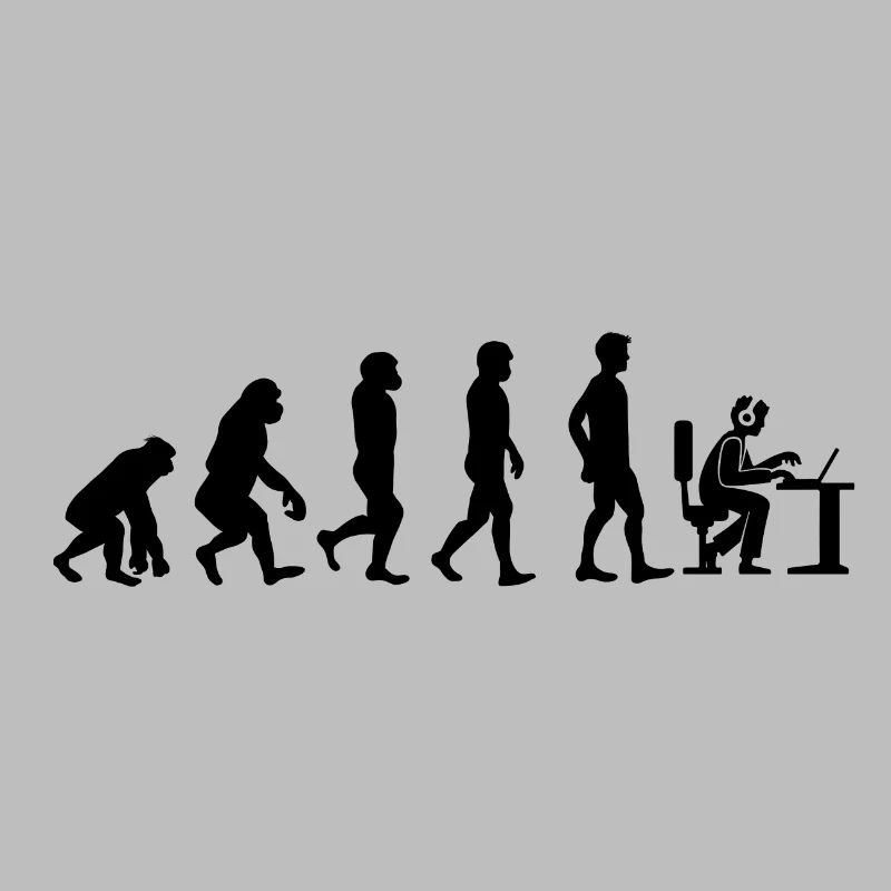 Evolution zum Gamer Geschenkidee Internet