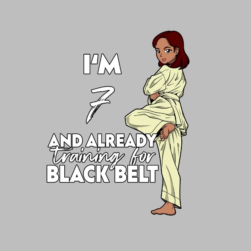 Ich bin 7 - Mädchen Karate