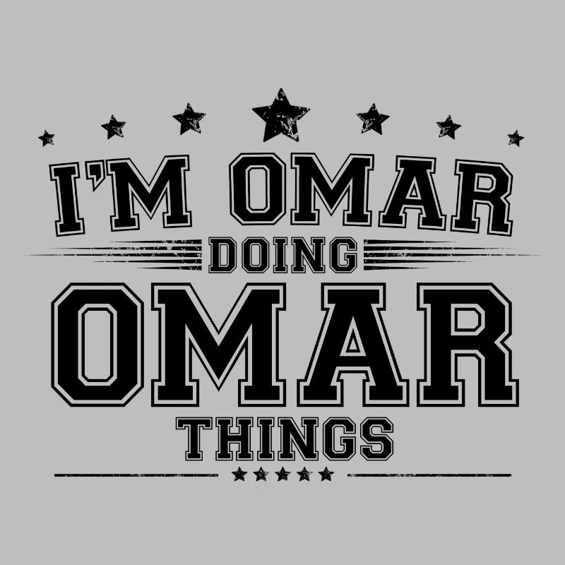 i’m Omar doing Omar things