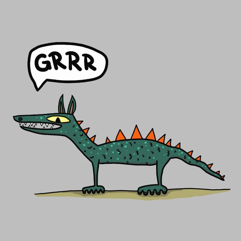 knurrender Drache