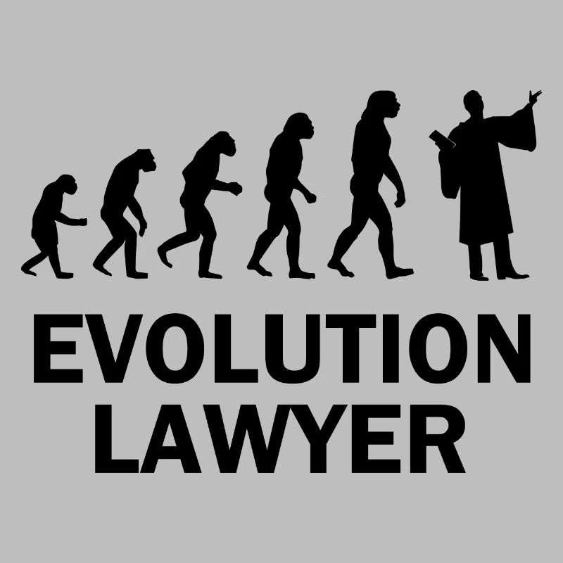 Lawyer Evolution Primaten Gericht Anwaltsrobe