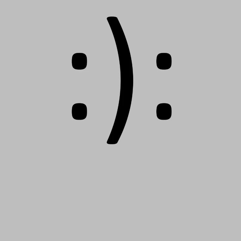 Double visage souriant