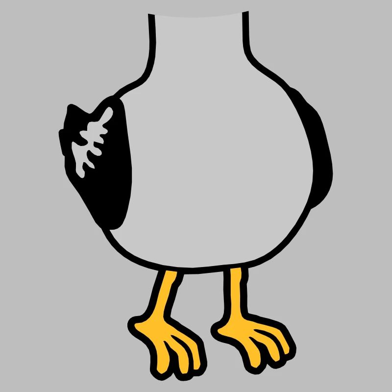 Möwe ohne Kopf Kostüm