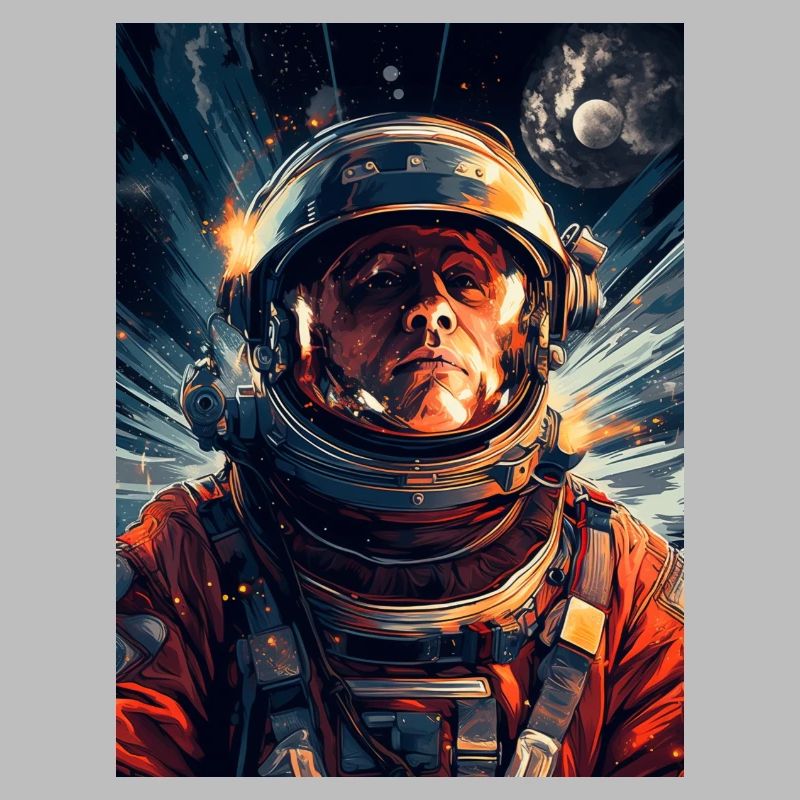 Astronaute de sortie dans l’espace