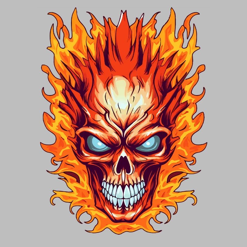 Flammenschädel