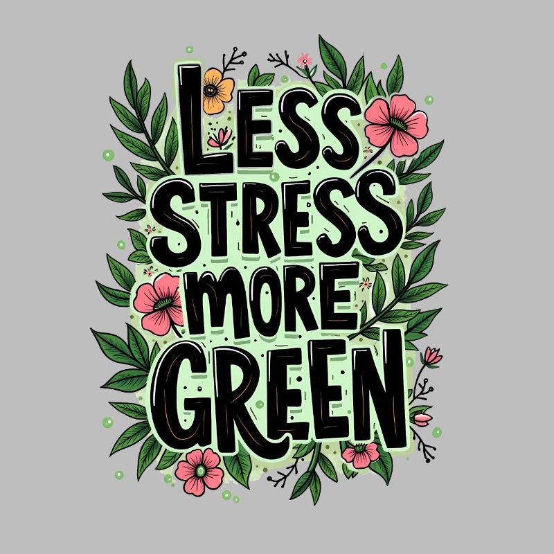 MOINS DE STRESS, PLUS DE VERT