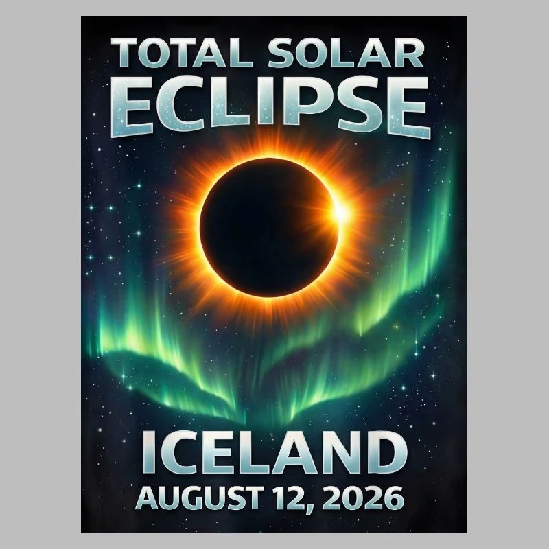 Total Solar Eclipse Iceland 2026 Reykjavik