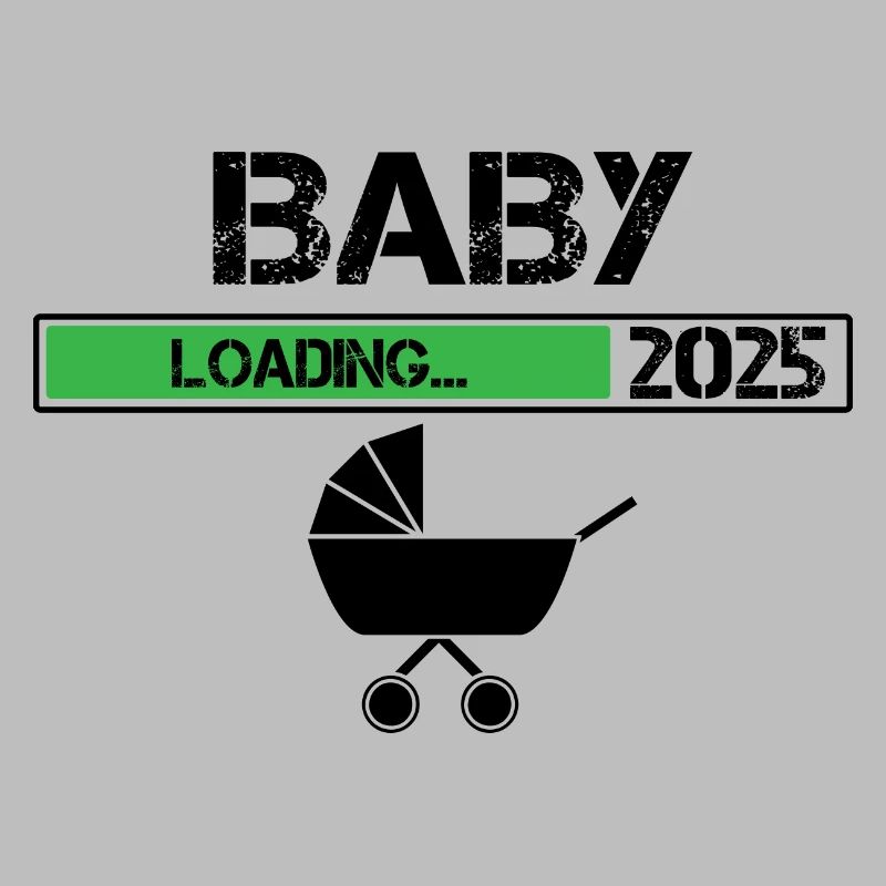 Baby loading 2025, Ich werde 2025 Mutter