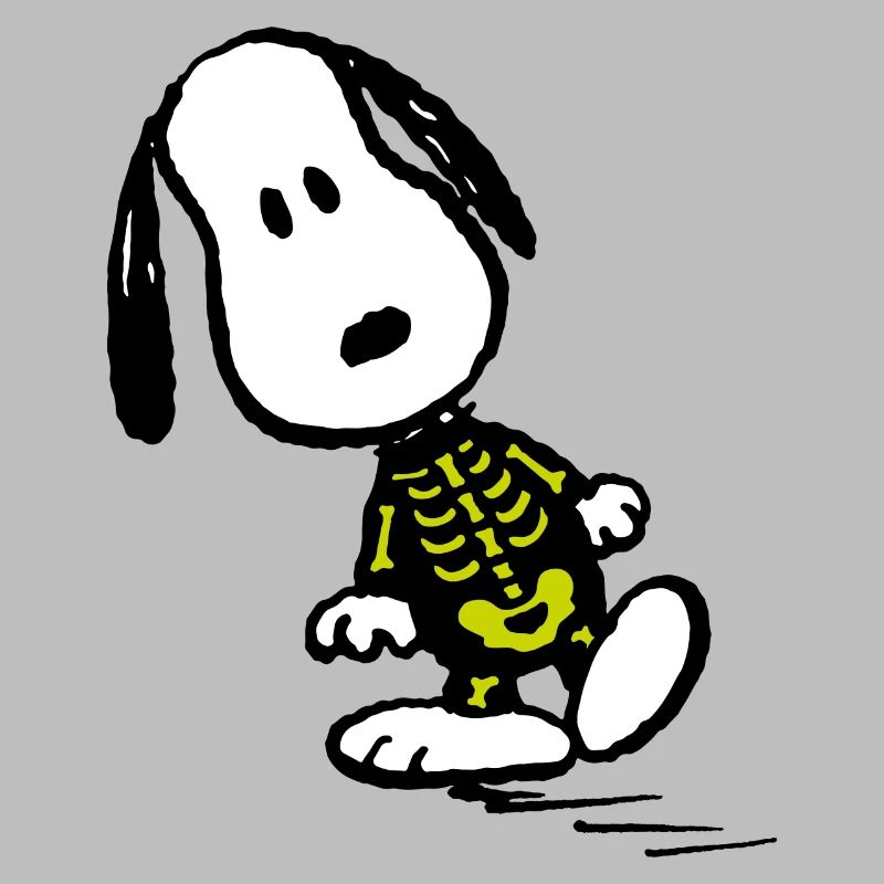 Peanut Snoopy Halloween X-Ray Röntgenbild