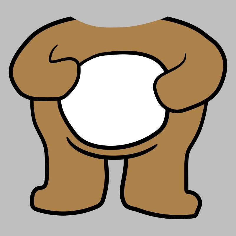 baer koerper without upside-down suesser smaller t