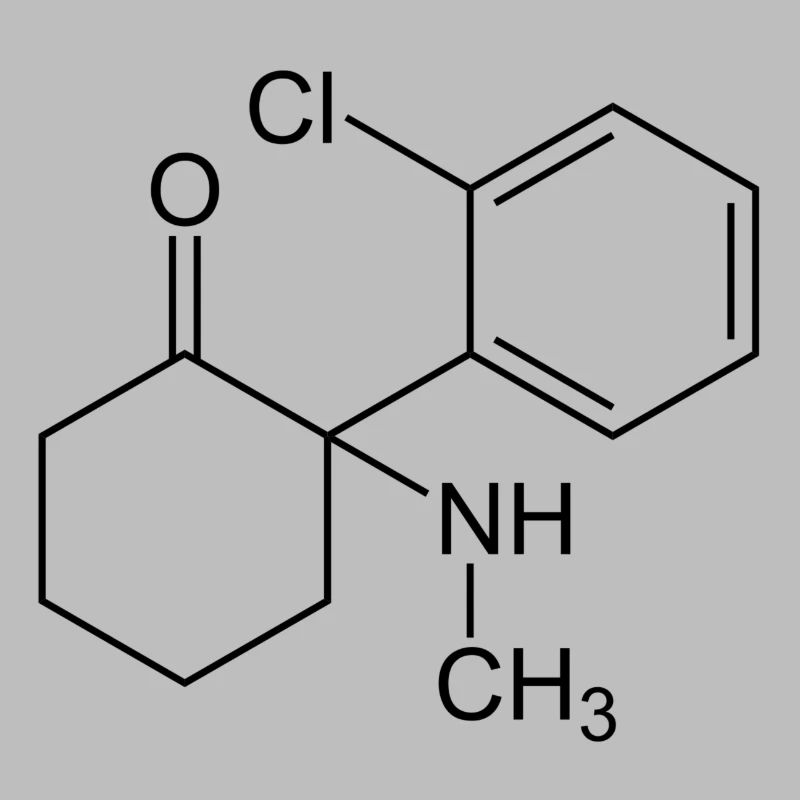 Ketamine structural formula