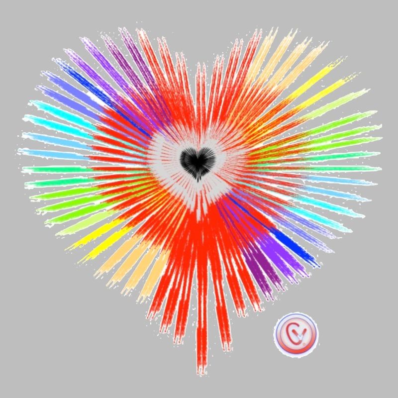 Regenbogen Herz