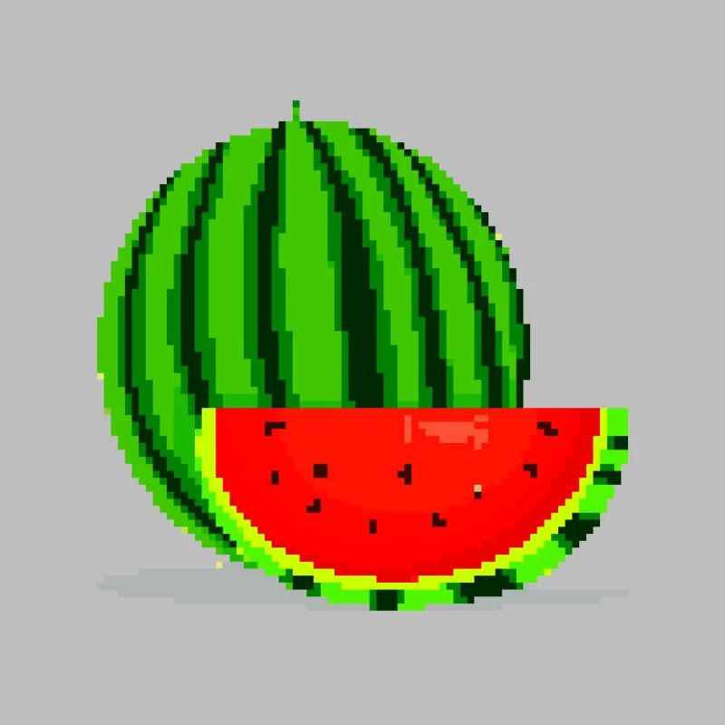 Pixel Art Melon