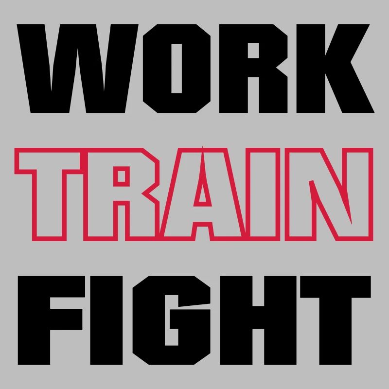 work train fight coloré